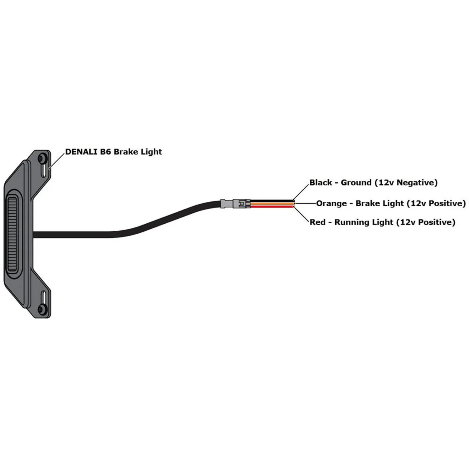 Denali B6 License Plate LED Aux Brake Light - Image 9