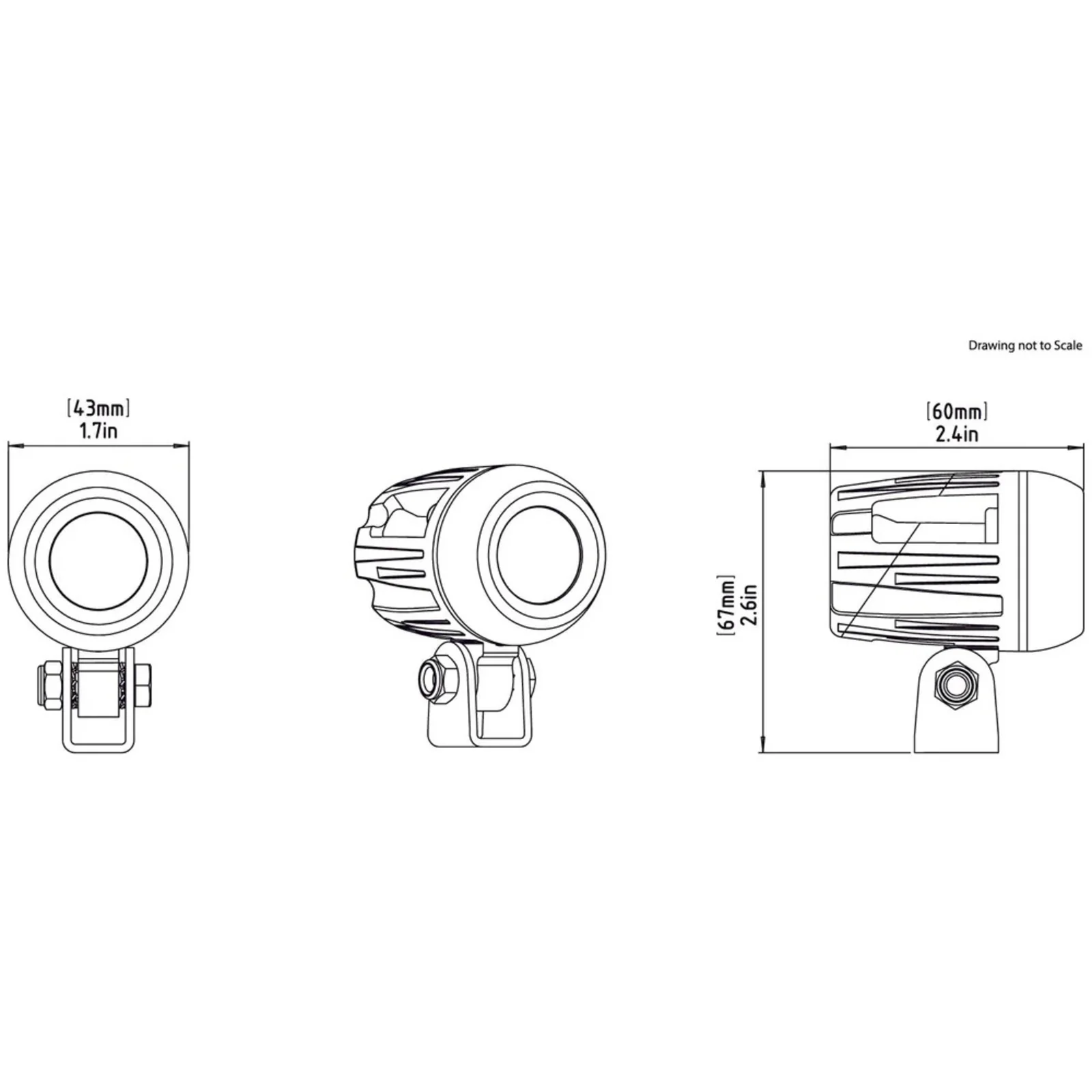 Denali DM LED Light Pod - DataDim™ Technology - Single - Image 3