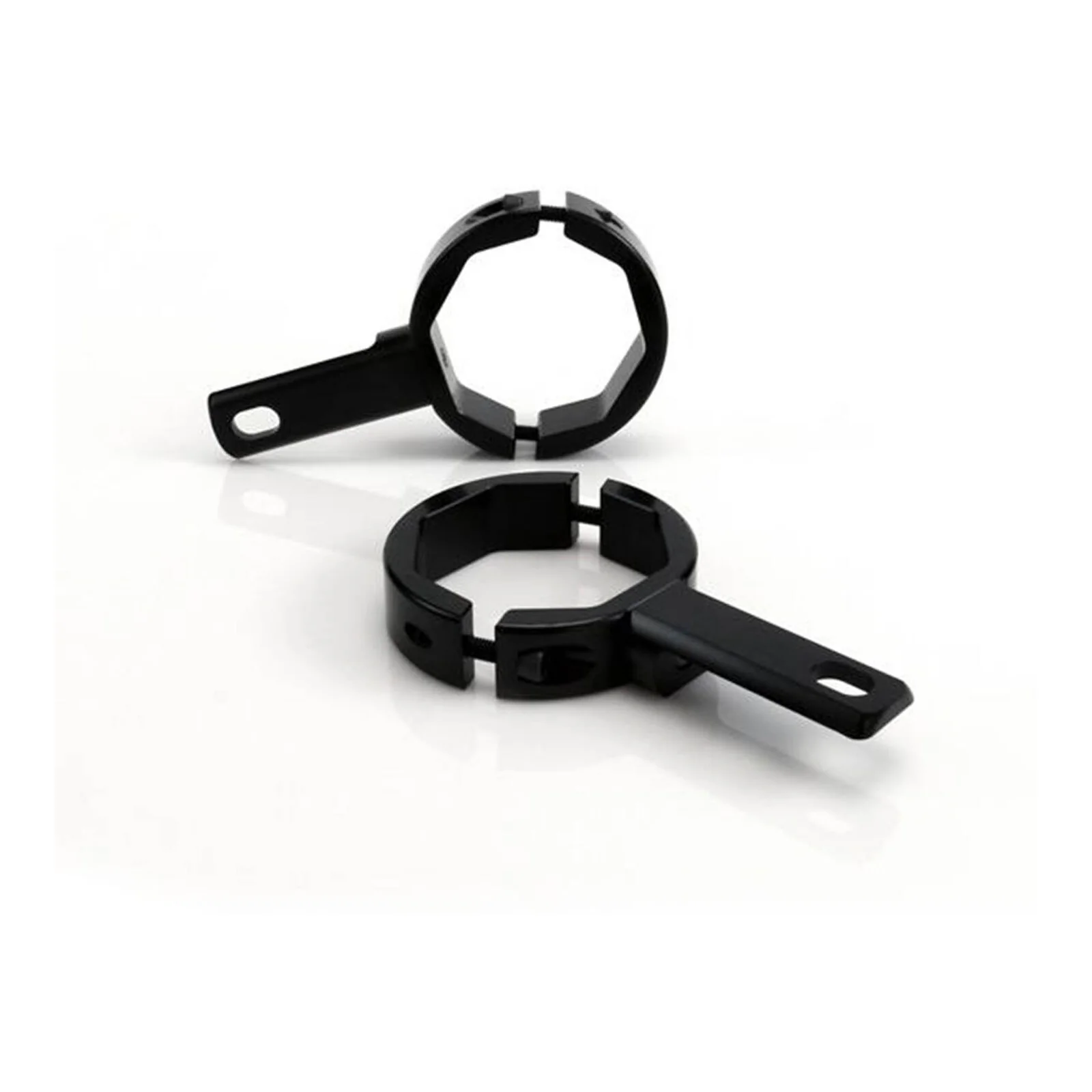 Denali USD Fork Tube Light Mount/ 50-60mm Diametre Tubes - Black - Image 2