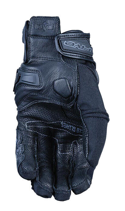 Five X Rider Evo WP Urban Carbon Leather Motorbike Gloves Black - Image 2