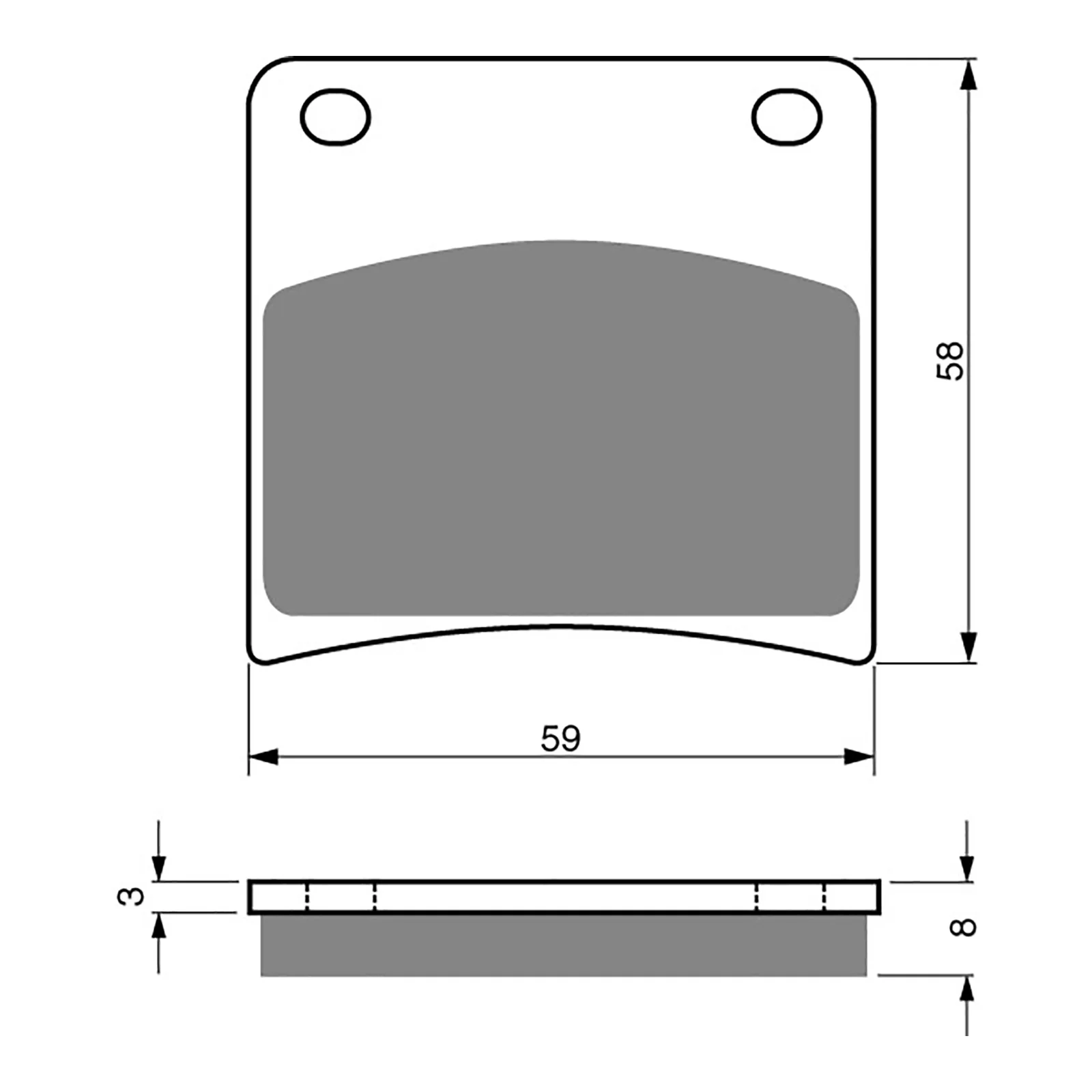 GOLDfren Brake Pads Sintered Sports GF027 - S3 (PH51) - Image 2