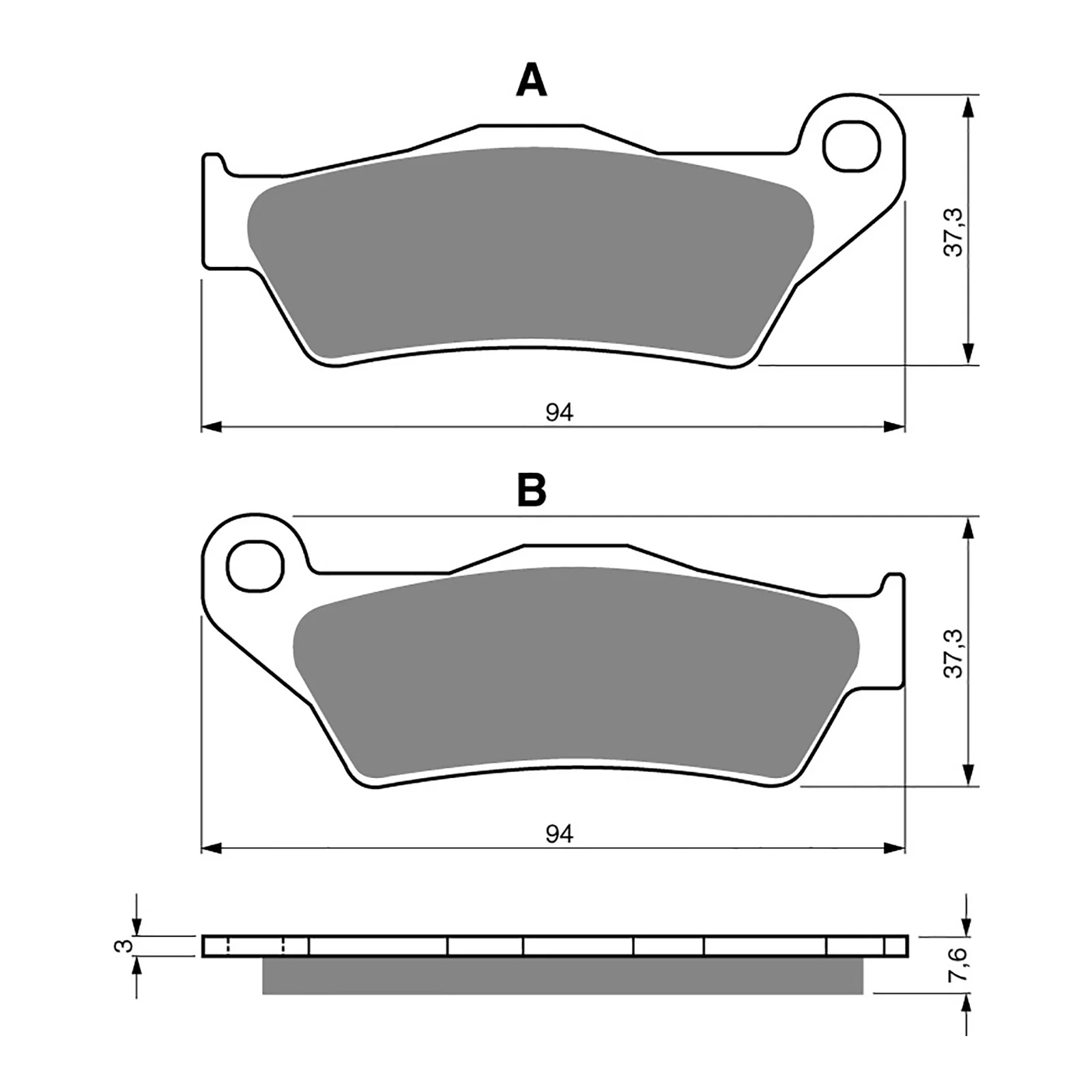 GOLDfren Brake Pads G114 SBS671/742 FDB2018 FA181 - Image 2
