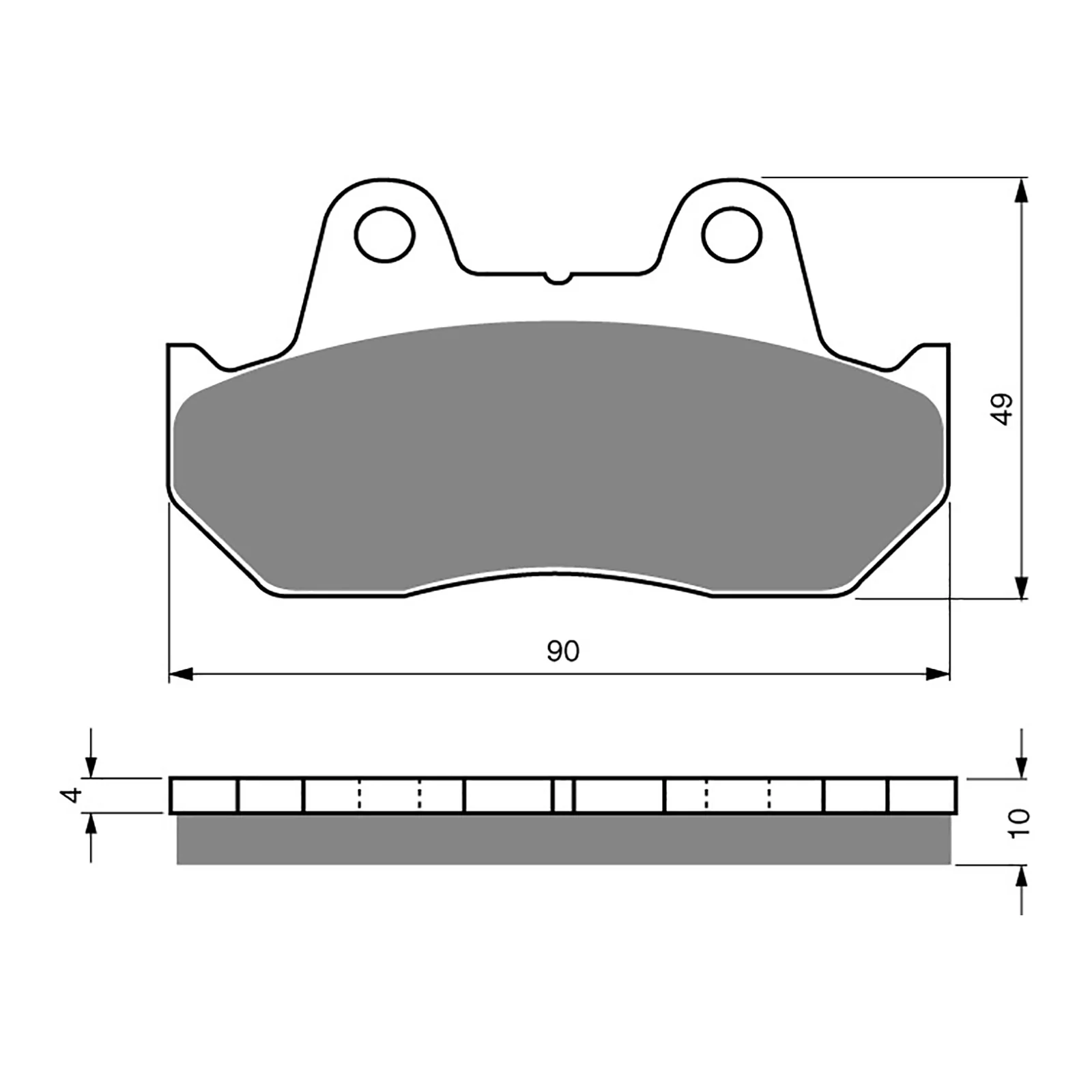 GOLDfren Brake Pads Sintered Sports GF050 - S3 (PH17 / PH19) - Image 2
