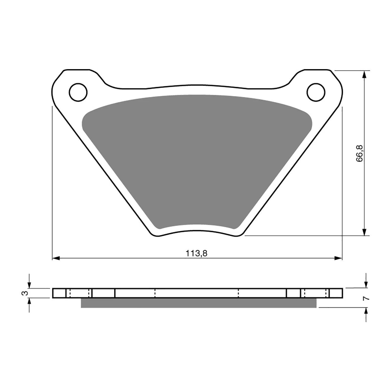 GOLDfren Brake Pads Sintered Sports GF060 - S3 (PH70) - Image 2