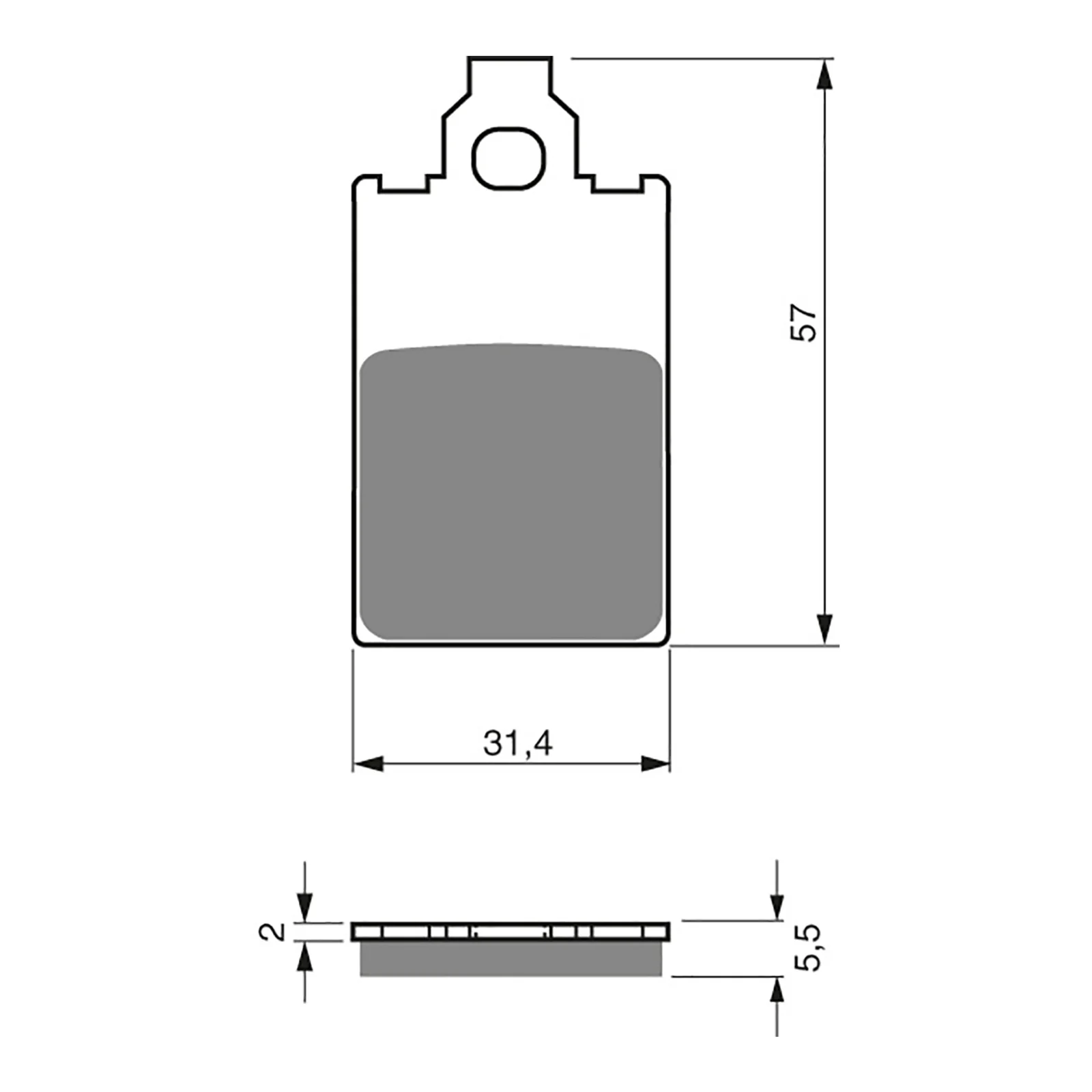 GOLDfren Brake Pads Sintered Sports GF115 - S3 ( PH90 ) - Image 2