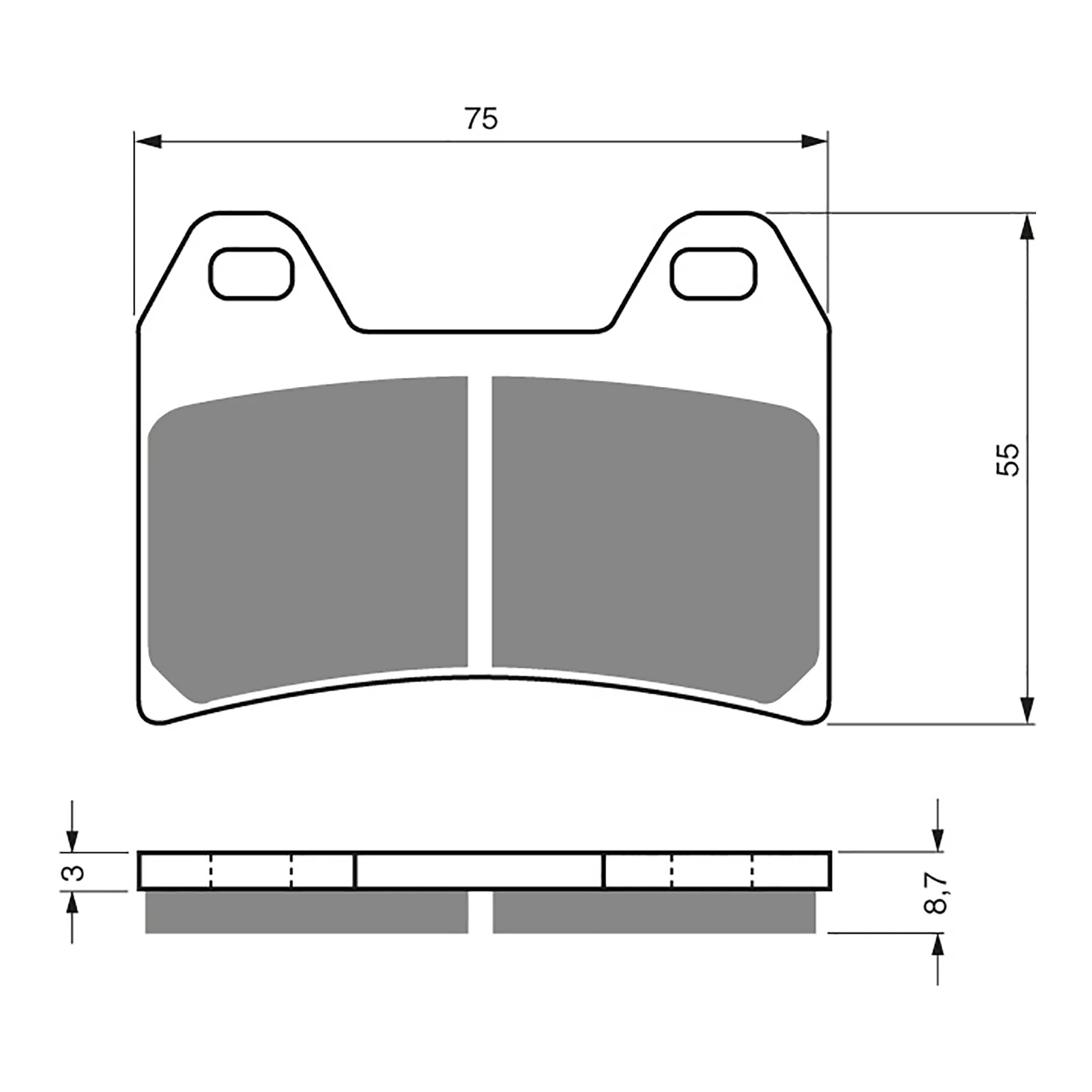 GOLDfren Brake Pads GF141 - GP5 - Image 2