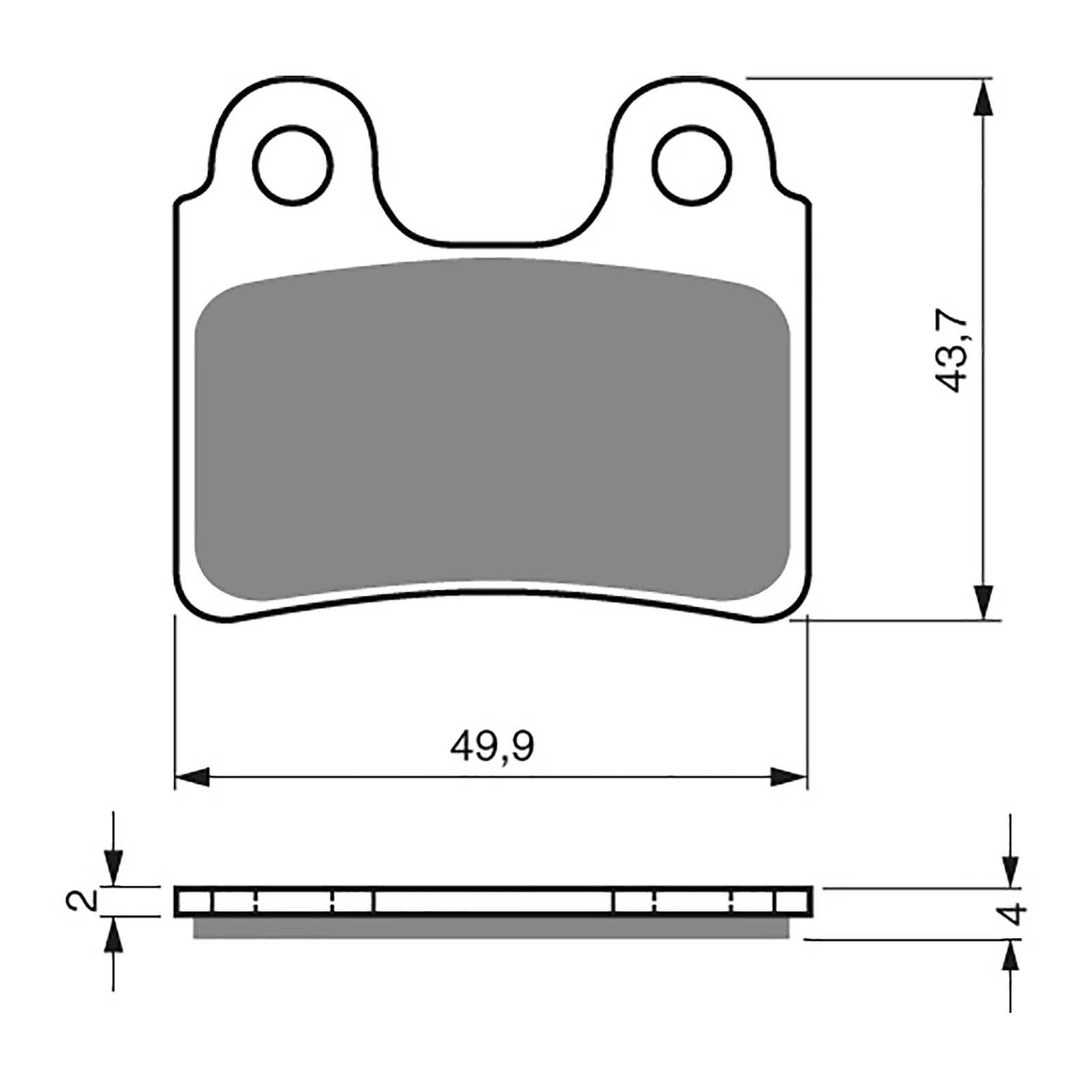 GOLDfren Brake Pads GF168 - K5 - Image 2