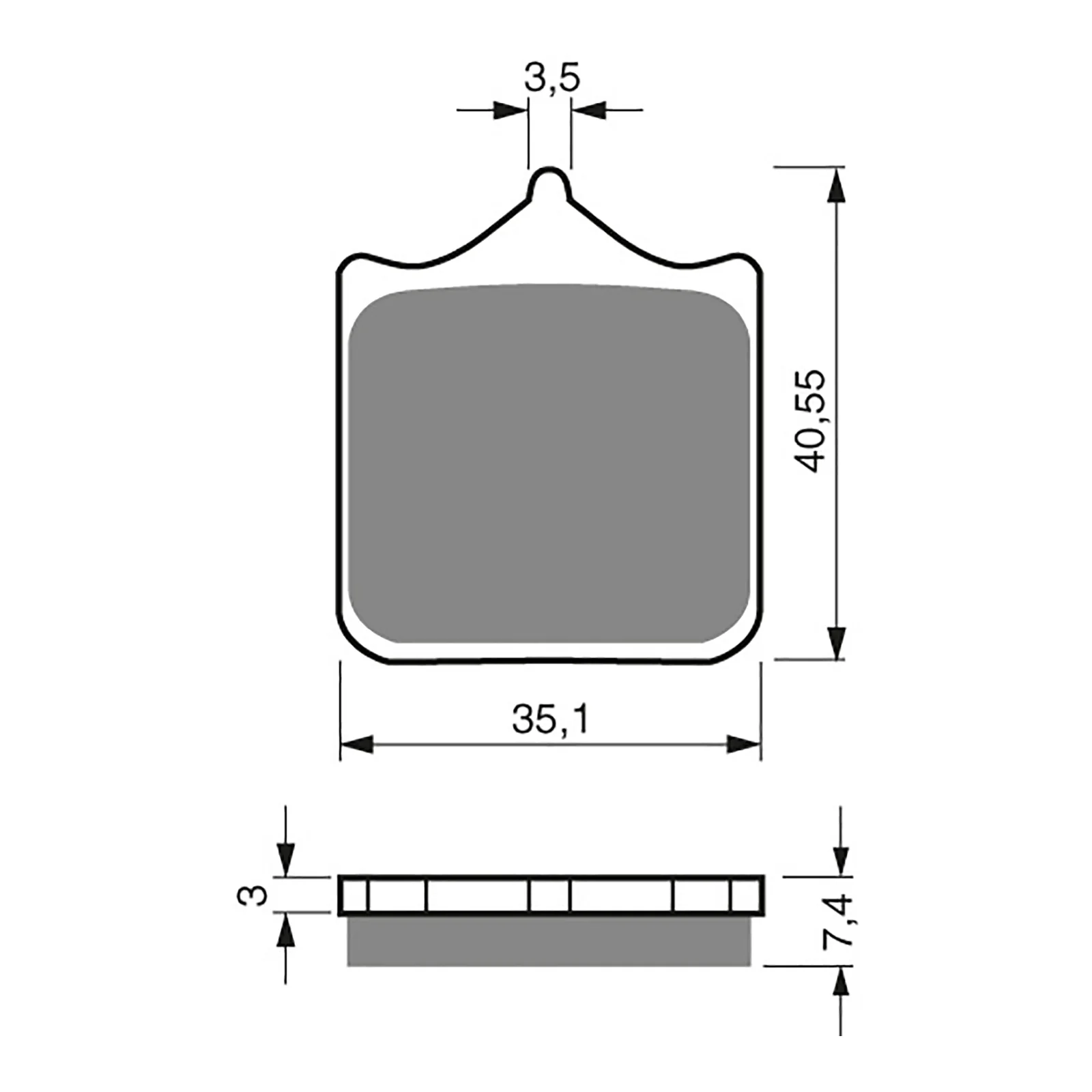 GOLDfren Brake Pads Sintered Sports GF177 - S3 ( PH294 ) - Image 2