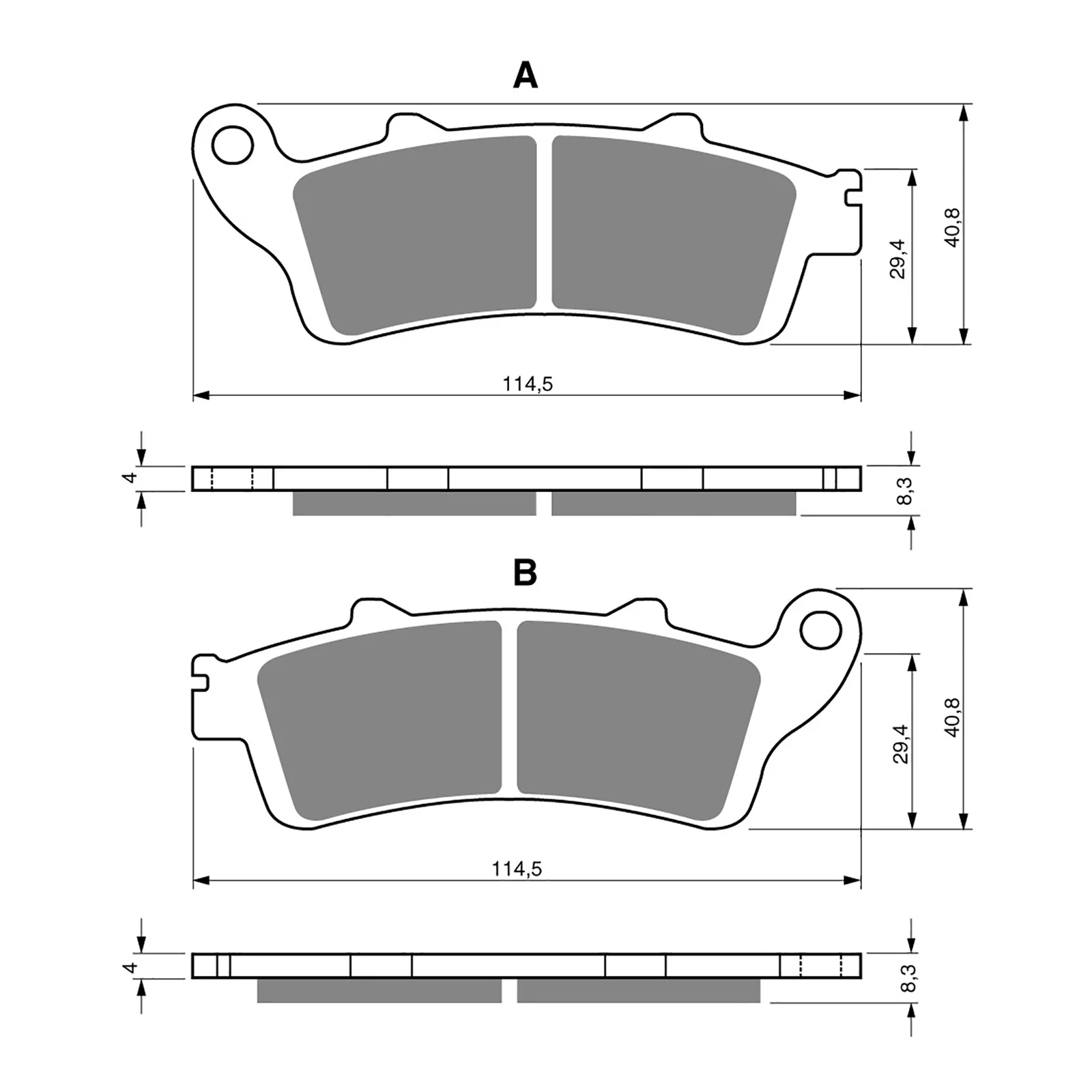 GOLDfren Brake Pads Sintered Sports GF178 - S3 ( PH247 ) - Image 2