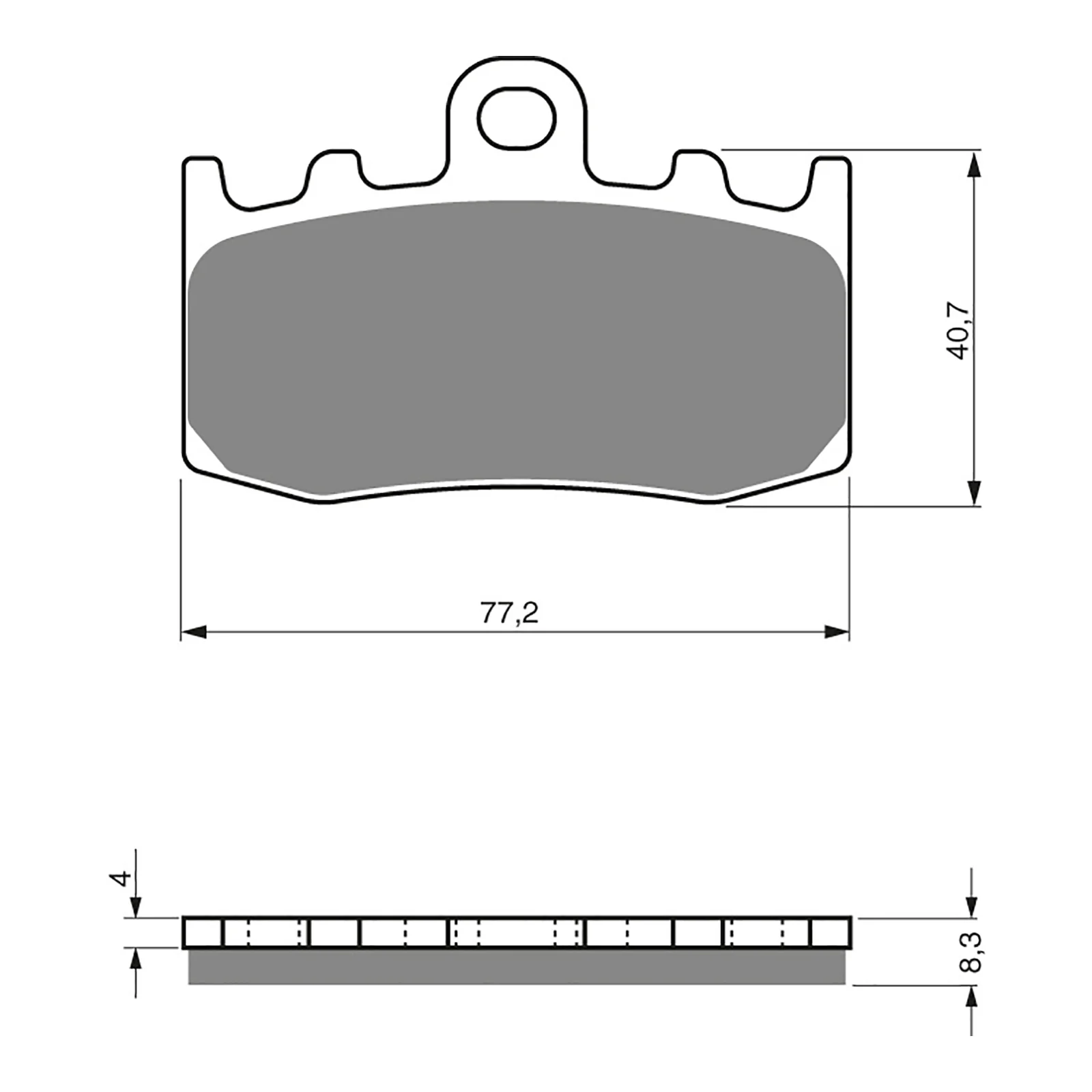 GOLDfren Brake Pads Sintered Sports GF196 - S3 ( PH299 ) - Image 2