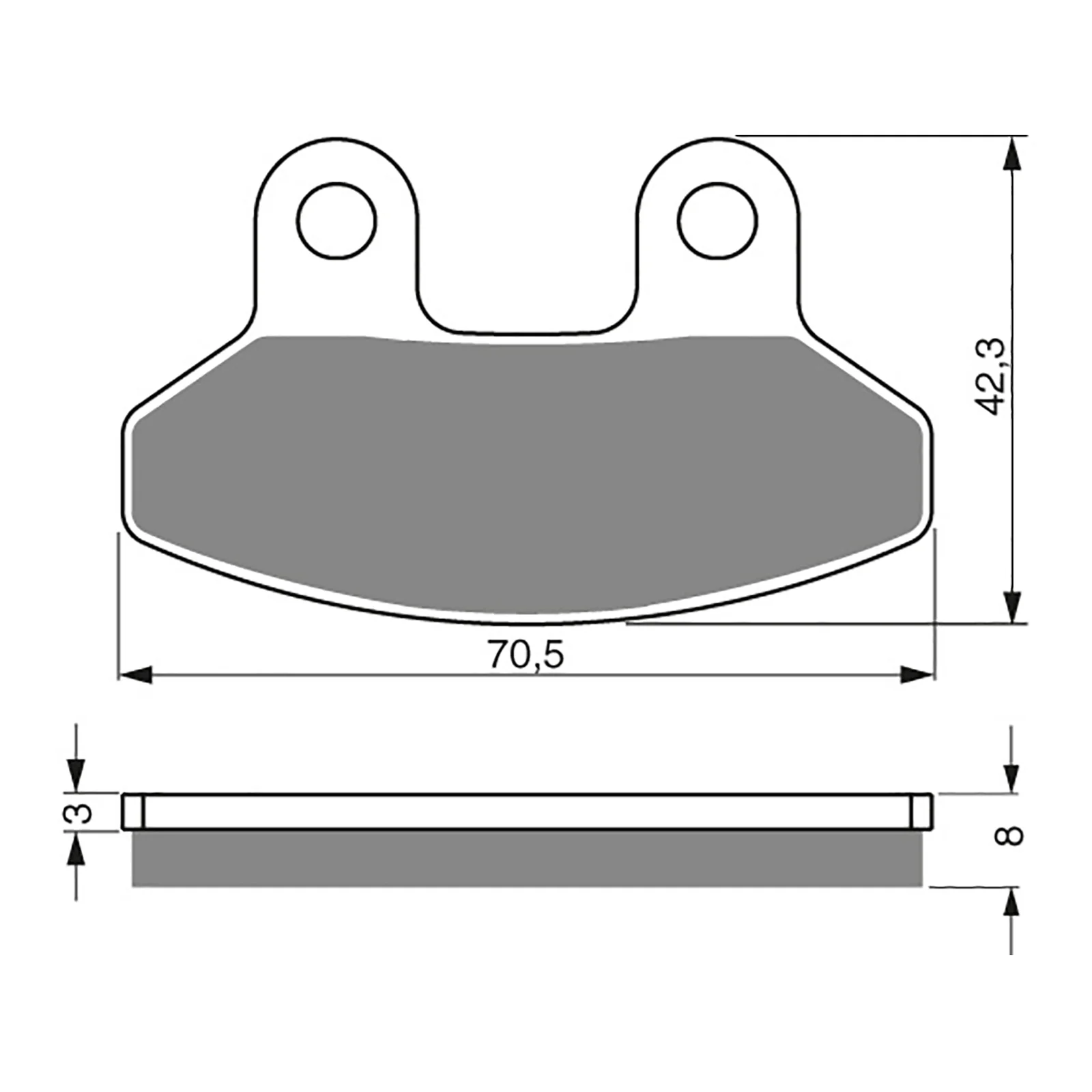 GOLDfren Brake Pads GF234 - S3 - Image 2
