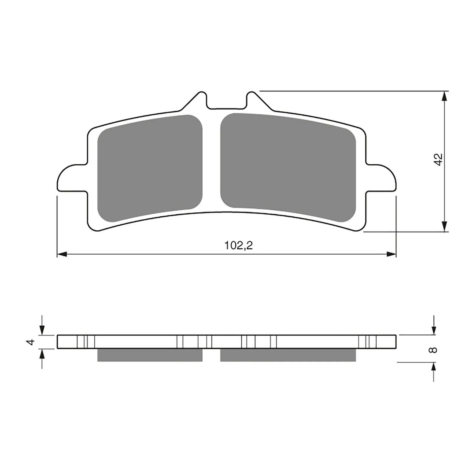 GOLDfren Brake Pads Sintered Sports GF258 - S3 ( PH389 ) - Image 2