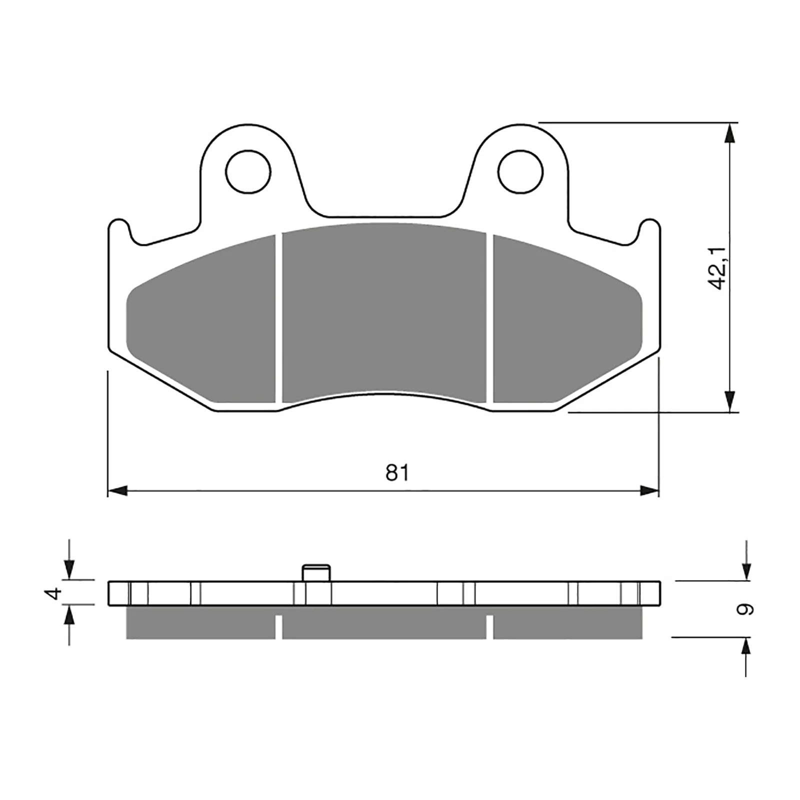 GOLDfren Brake Pads Sintered Sports GF267 - S3 ( PH355 ) - Image 2