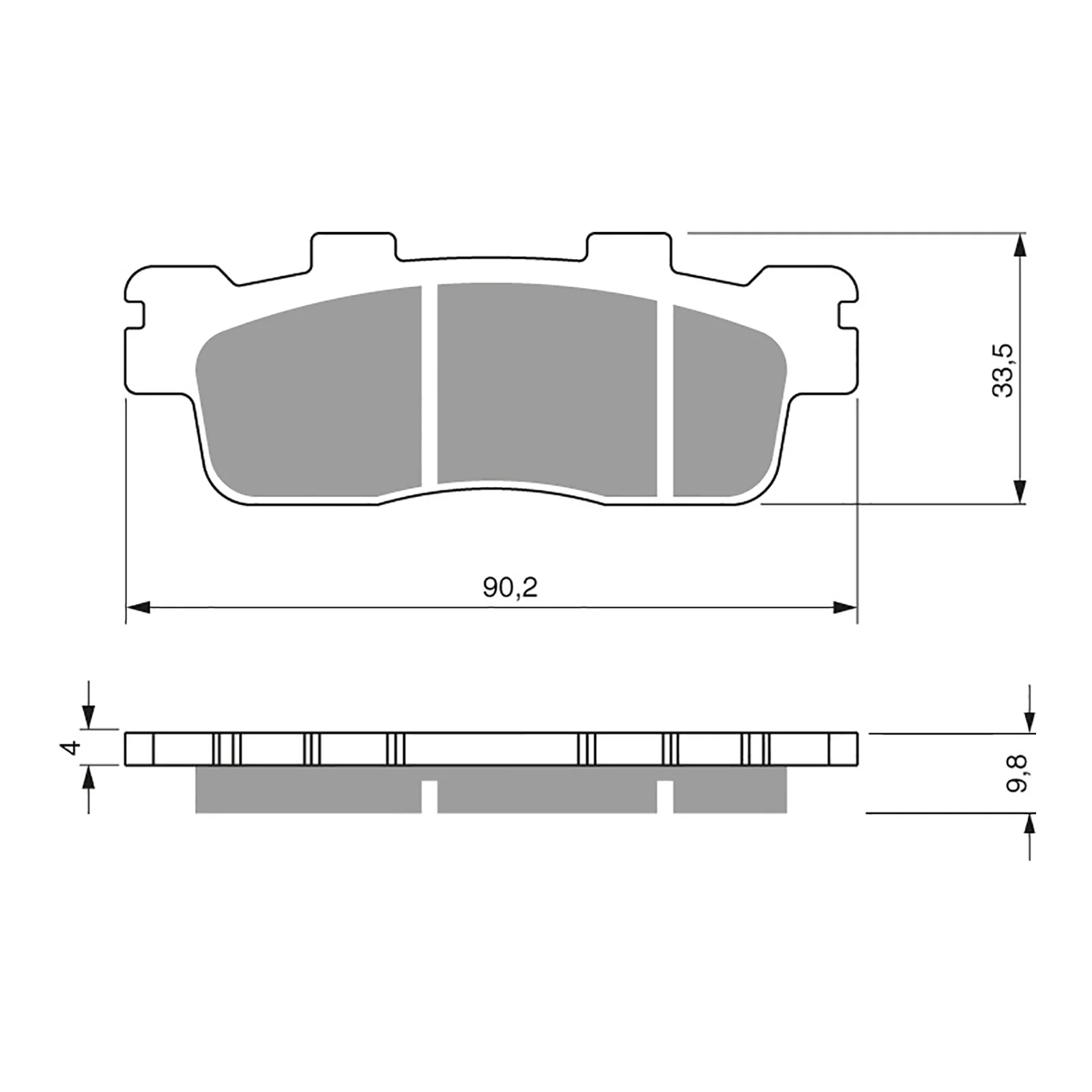 GOLDfren Brake Pads GF302 - S3 - Image 2