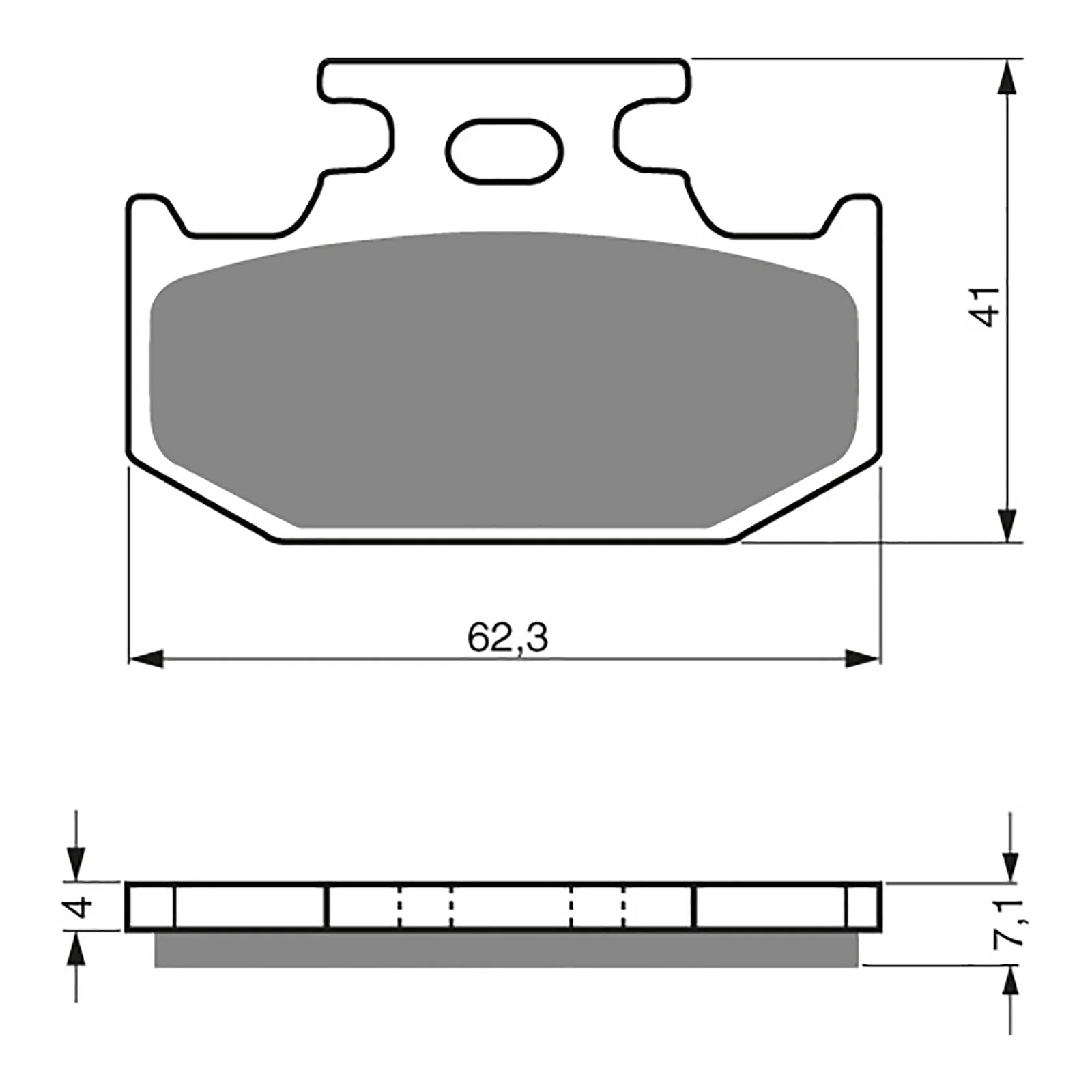GOLDfren Brake Pads Off-Road Racing GF317 - K5 - Image 2