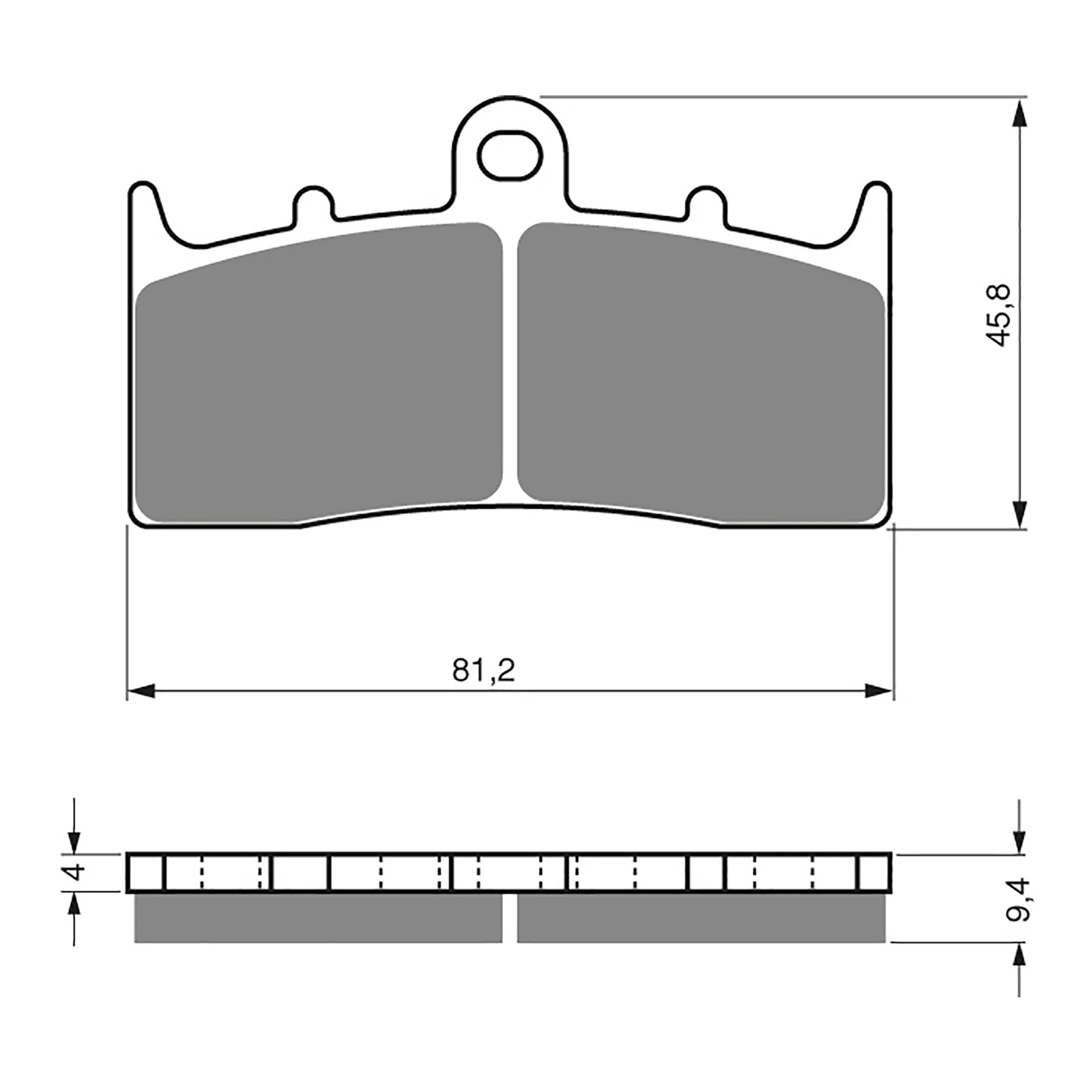 GOLDfren Brake Pads Sintered Sports GF318 - S3 ( PH448 ) - Image 2
