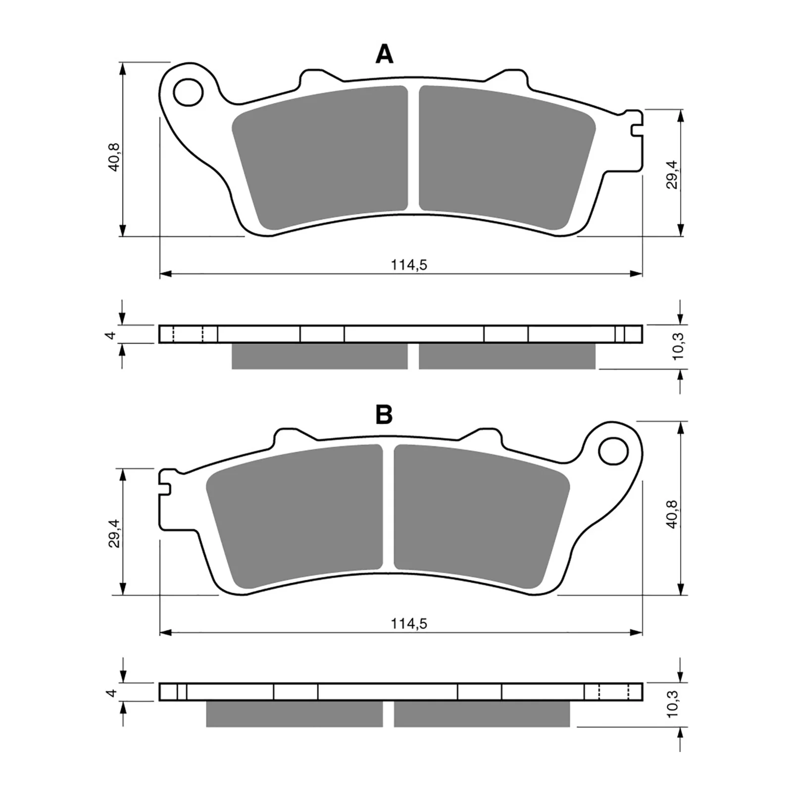 GOLDfren Brake Pads Sintered Sports GF327 - S3 ( PH371 ) - Image 2