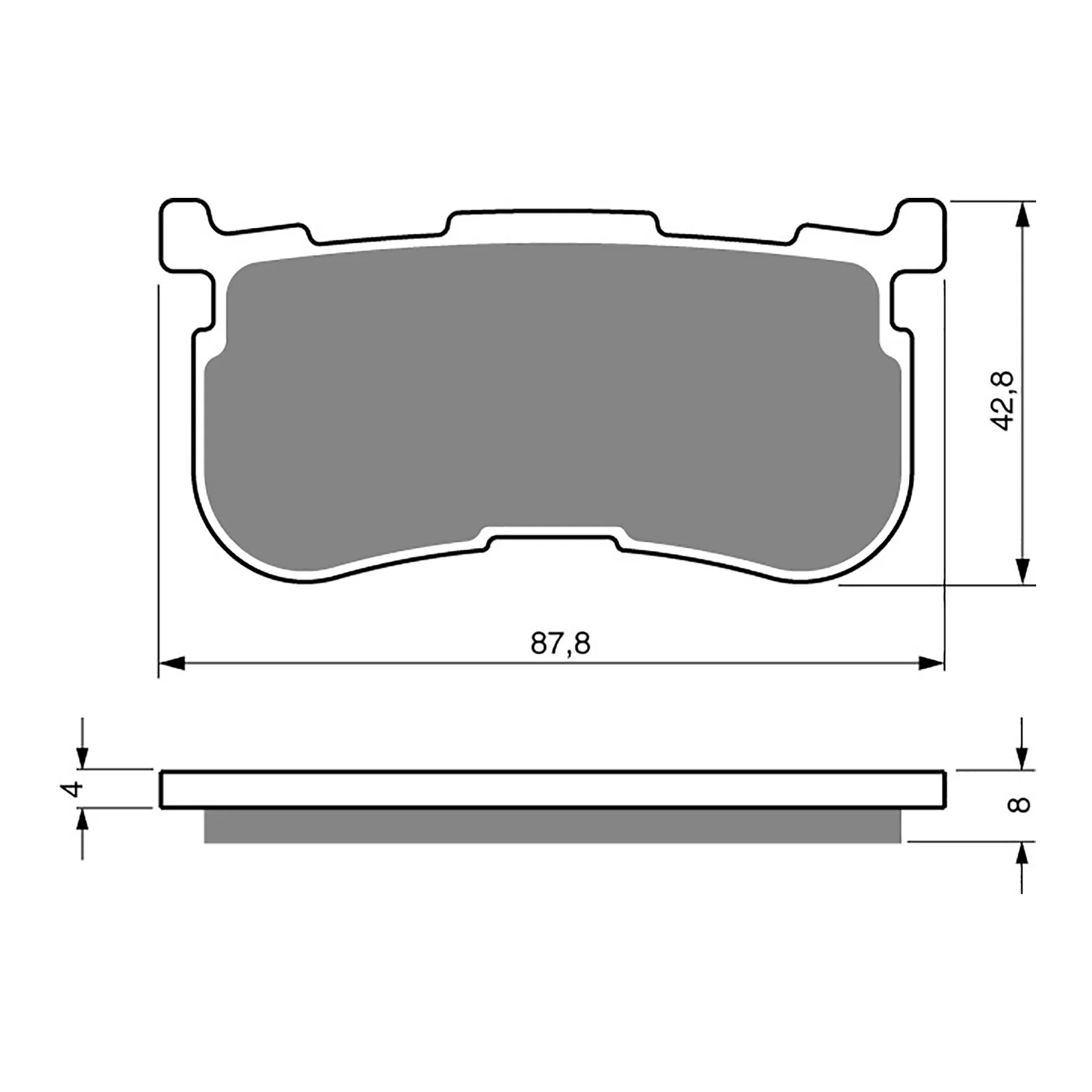 GOLDfren Brake Pads Sintered Sports GF353 - S3 ( P469 ) - Image 2