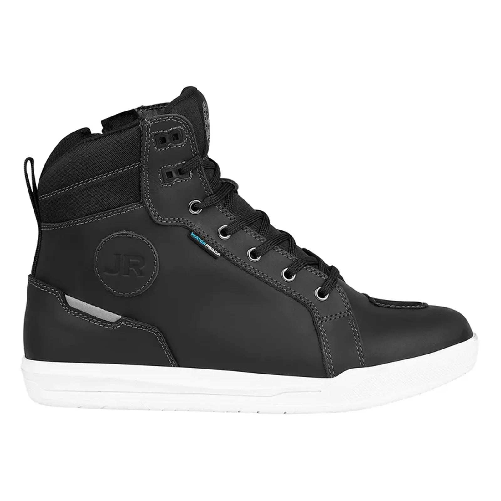 Johnny Reb Men's Kirra Waterproof Motorcycle Boots Black/White - Image 10