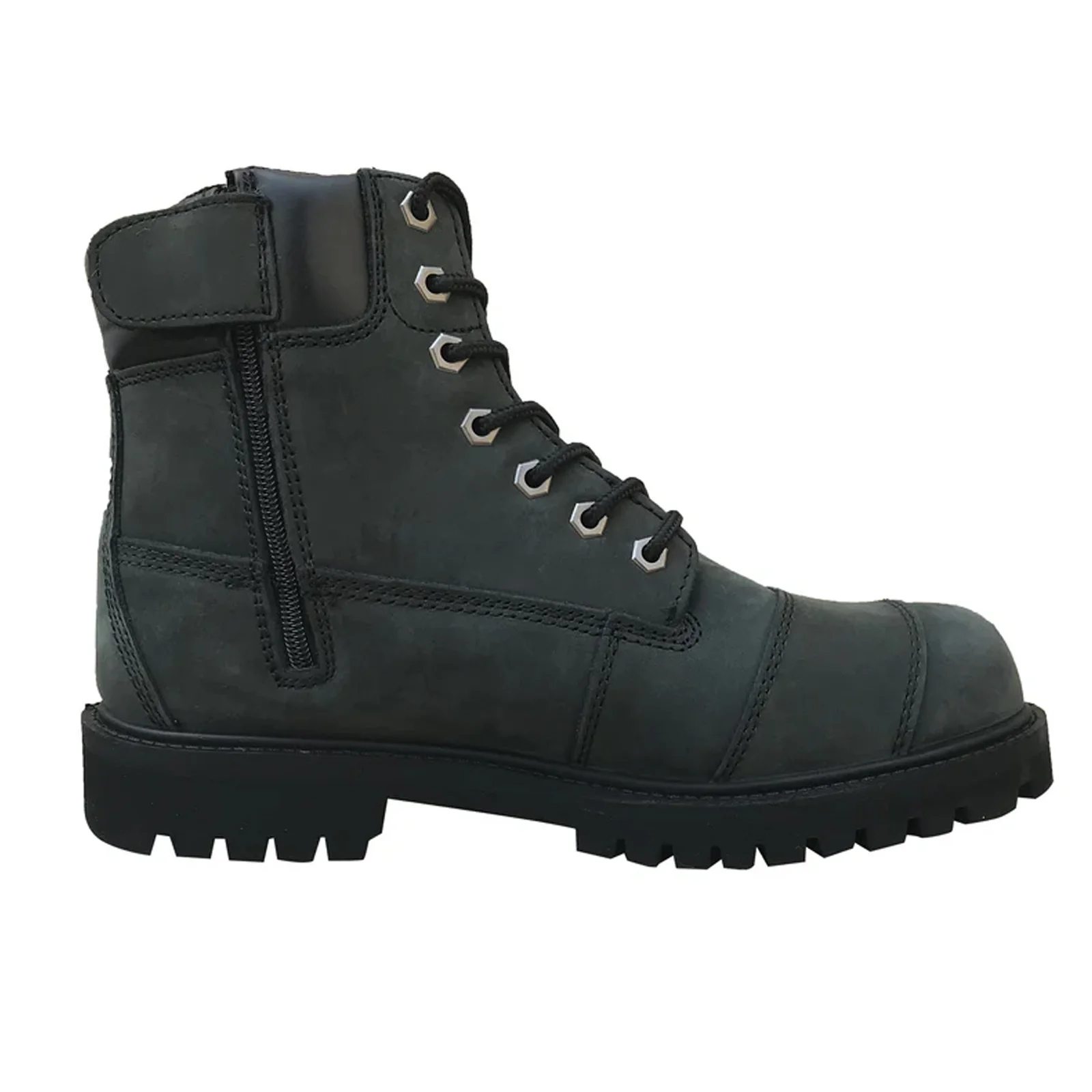 Johnny Reb Men's Rumble II Motorcycle Boots Black - Image 4