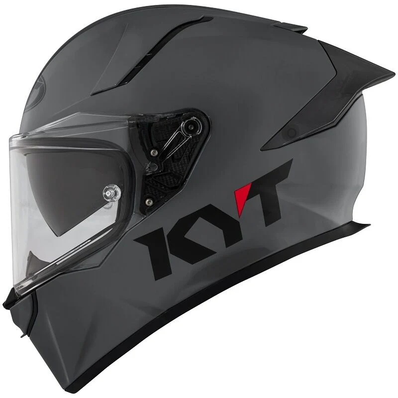 KYT Motorcycle R2R Full Face Helmet Gorilla Grey - Image 4
