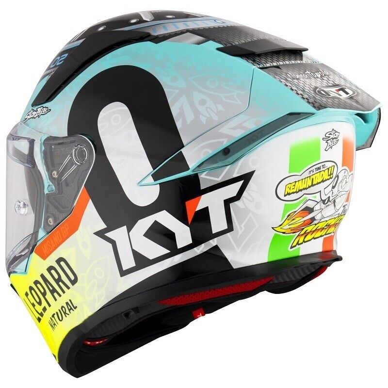 KYT Motorcycle R2R Pro Foggia Misano Replica Helmet - Image 3