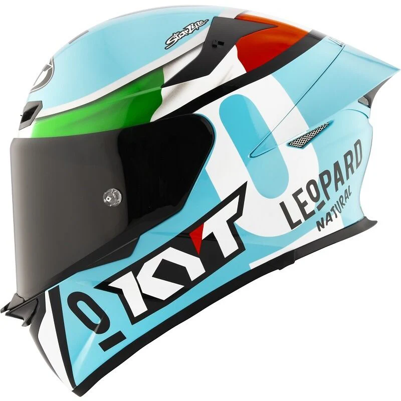 KYT Motorcycle TT Revo Leopard Replica Helmet - Image 4