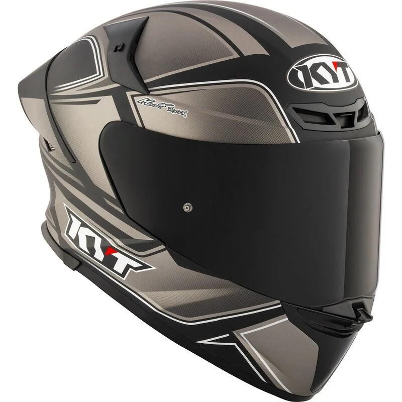 KYT Motorcycle TT Revo Tourist Helmet Matt Cool Grey