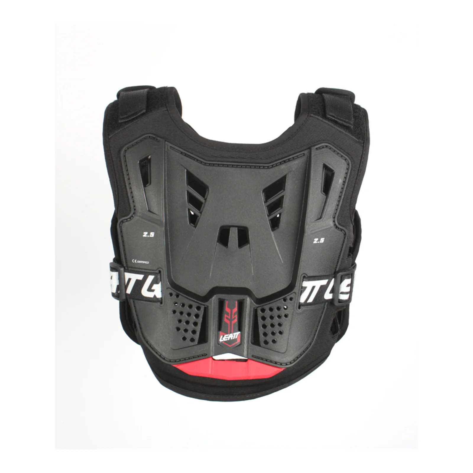 Leatt 2.5 Junior Chest Protector - Black / Red (110-134cm) - Image 2