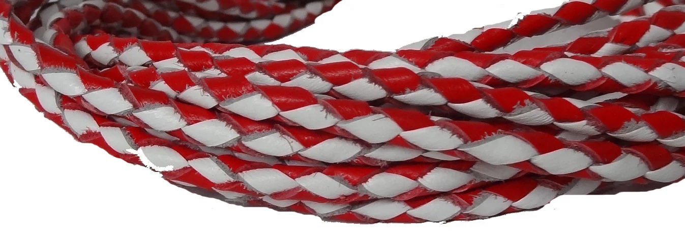 Leather Bolo Cord Braided Set of 2 - Image 12