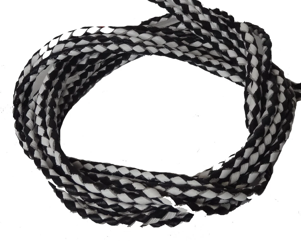 Leather Bolo Cord Braided Set of 2 - Image 7