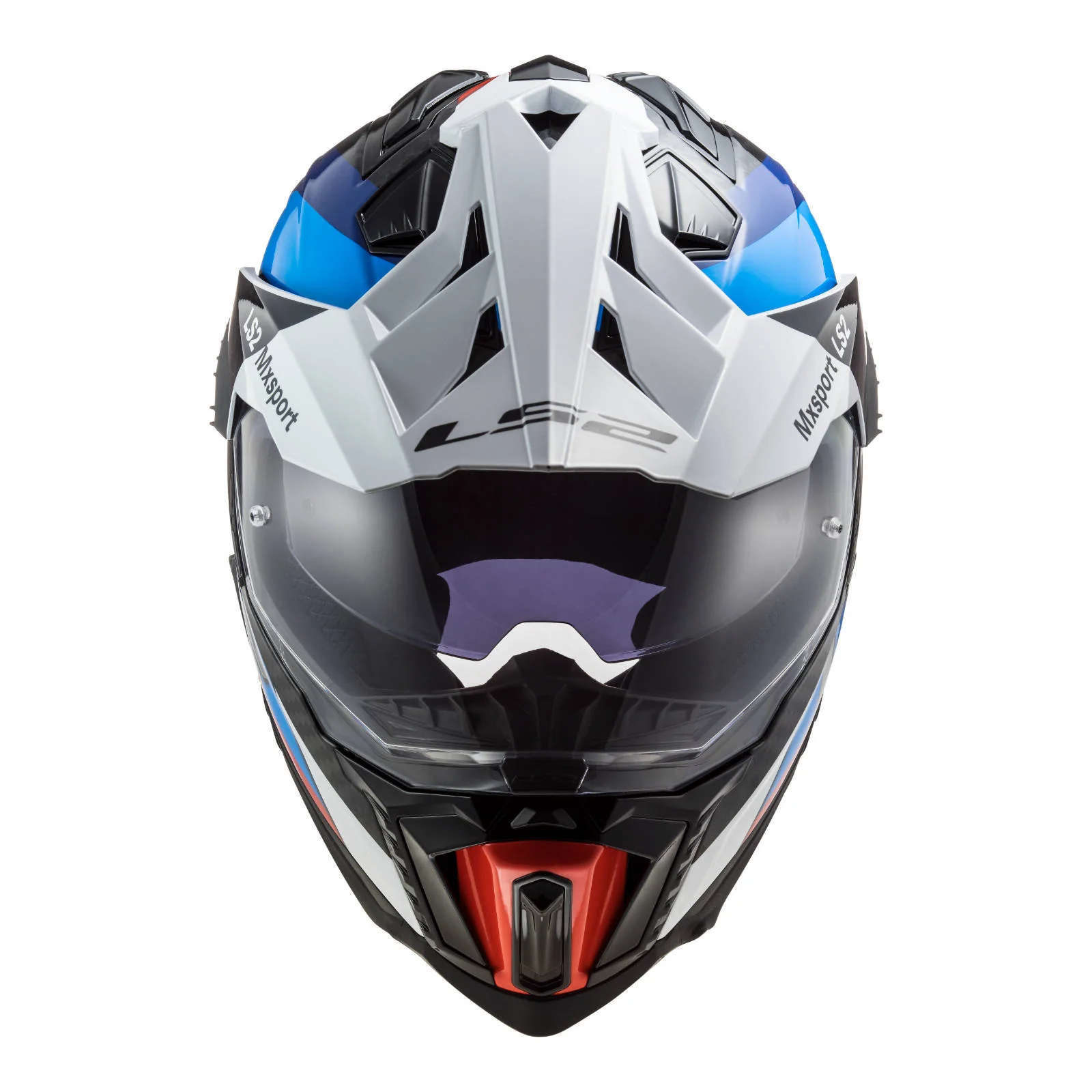 LS2 MX701 Explorer Carbon Frontier Helmet Black / Blue - Image 5