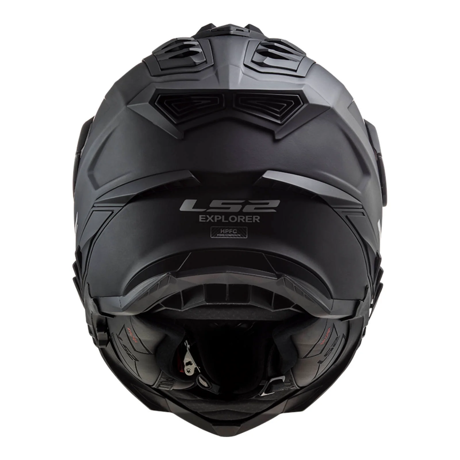 LS2 MX701 Explorer Solid Helmet HPFC Matte Black - Image 3