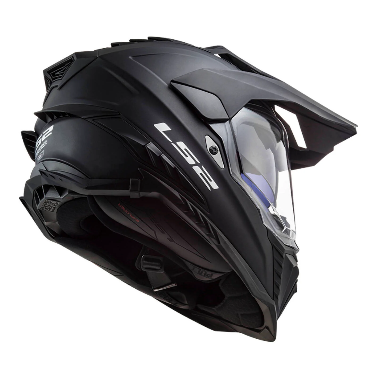 LS2 MX701 Explorer Solid Helmet HPFC Matte Black - Image 4