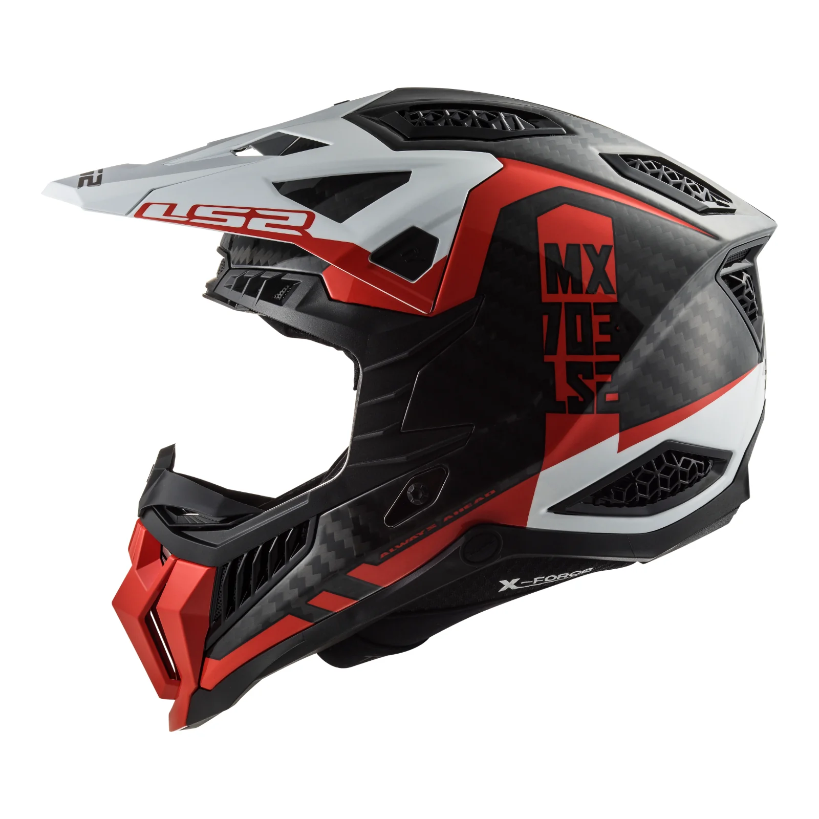 LS2 MX703 C X Force Victory Red / White - Image 2