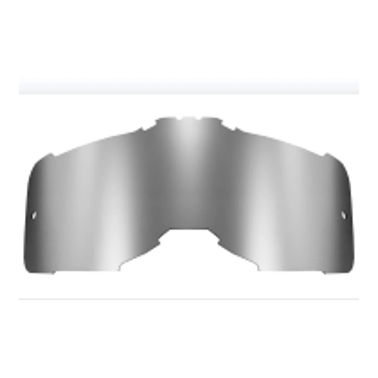 LS2 AURA GOGGLE SILVER IRIDIUM LENS