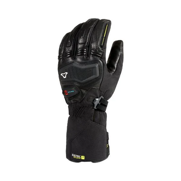 MACNA Mens Motorcycle Glove Ion Battery Operated Black
