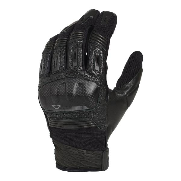 MACNA Mens Motorcycle Glove Rime Black