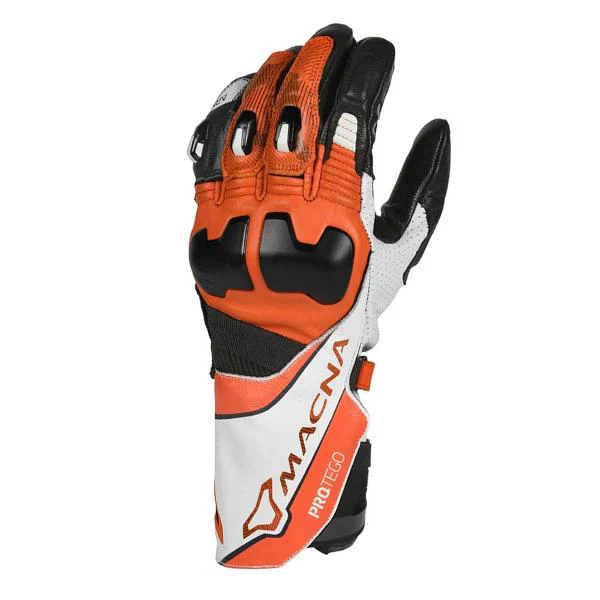 MACNA Mens Motorcycle Gloves Protego Orange