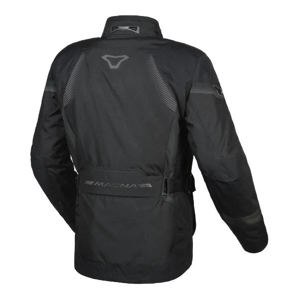 MACNA Mens Motorcycle Jacket Rancher Black/Grey - Image 2