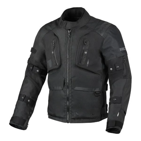 MACNA Mens Motorcycle Utility Jacket Higera Black