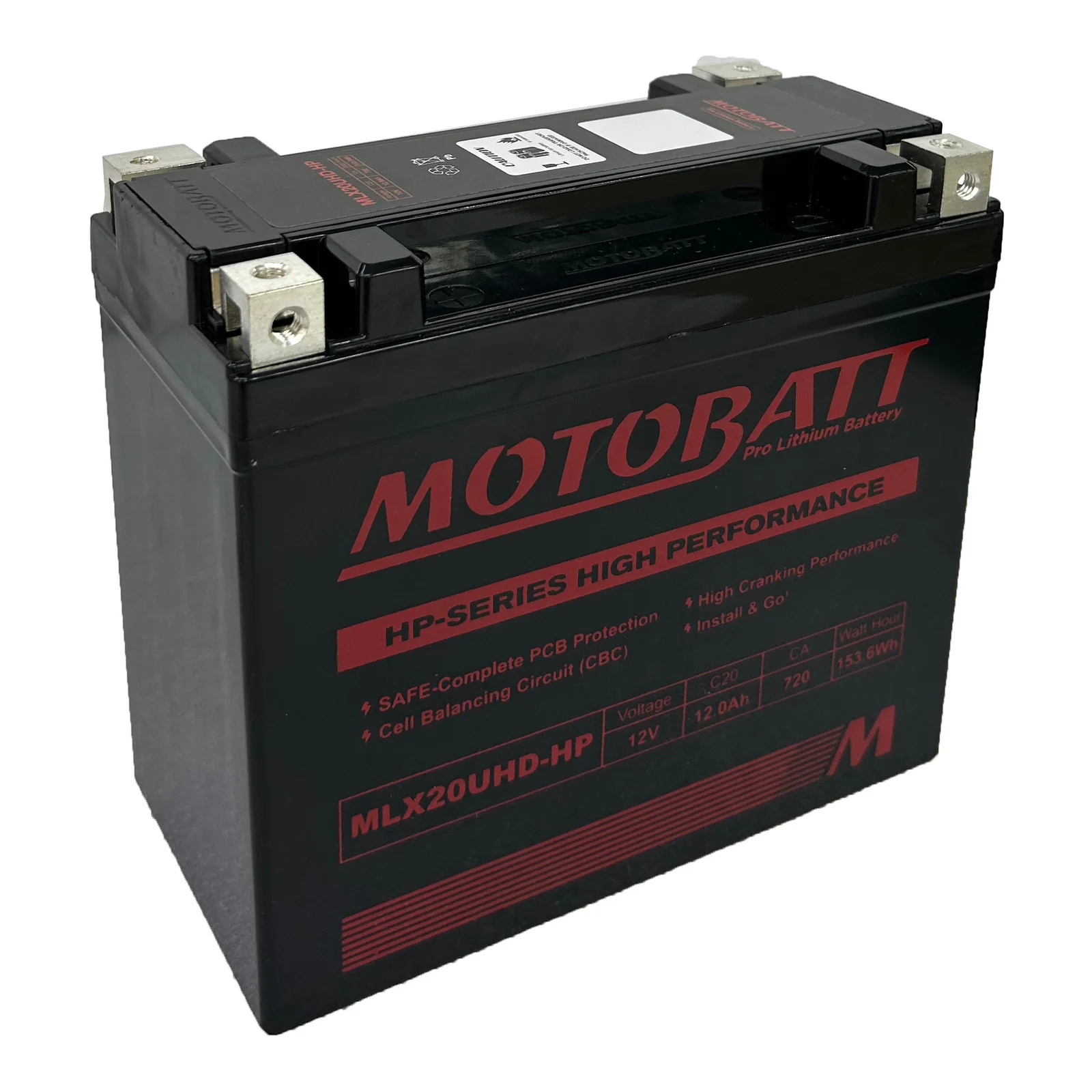 Motobatt Pro Lithium Battery MLX20UHD-HP *4 - Image 2