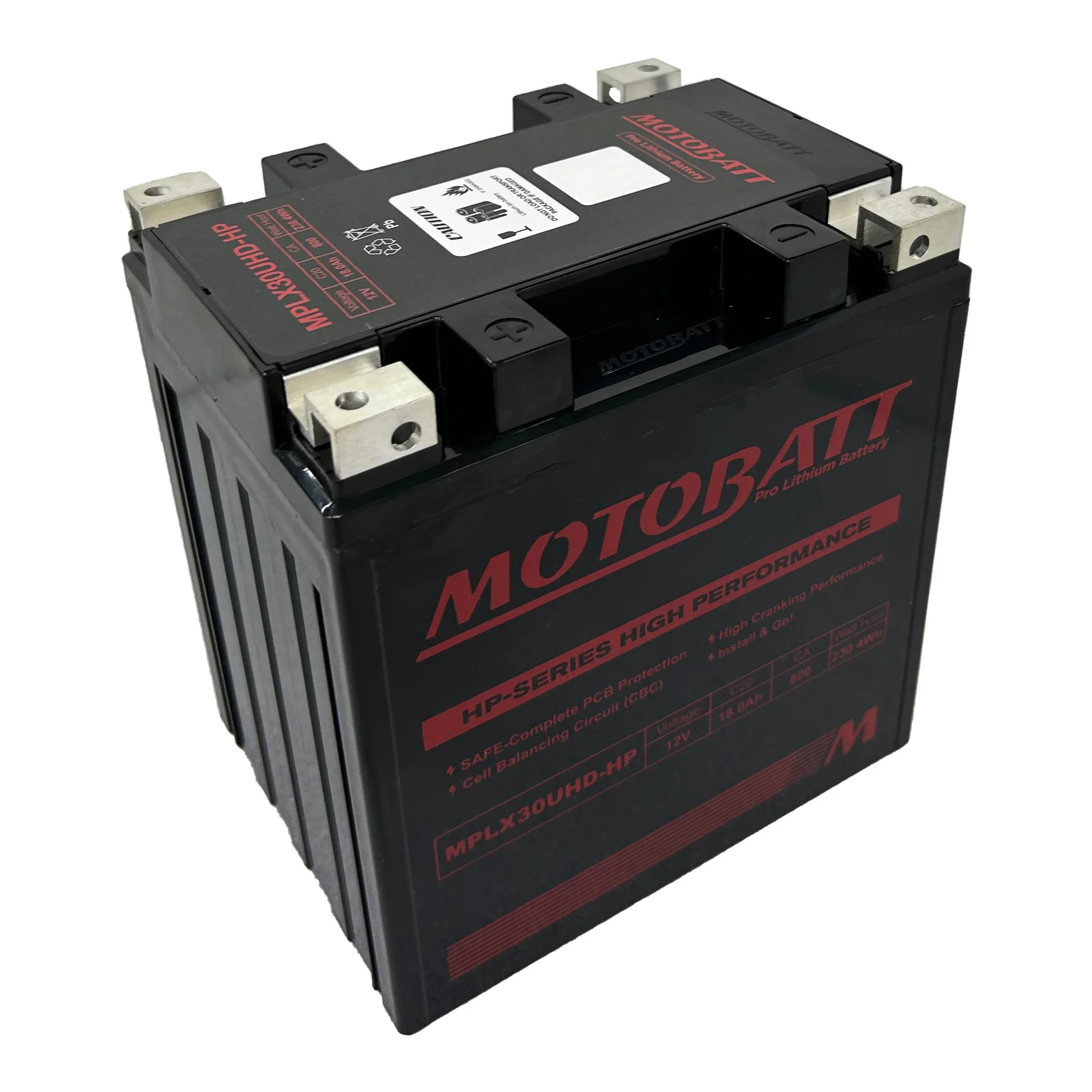 Motobatt Pro Lithium Battery MLX30UHD-HP *4 - Image 2