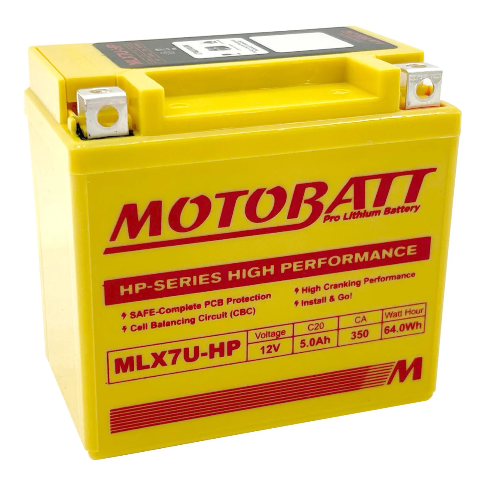Motobatt Pro Lithium Battery MLX7U-HP *8 - Image 2
