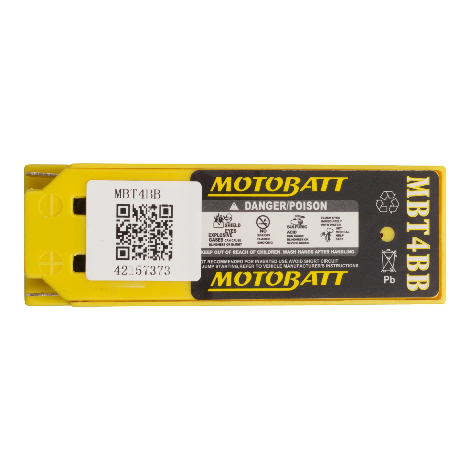 Motobatt Battery Quadflex AGM - MBT4BB - Image 3