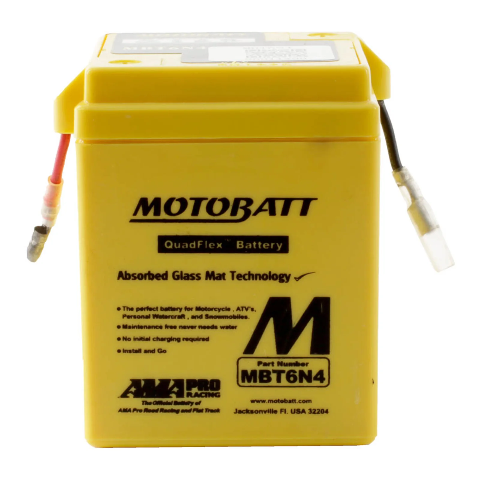 Motobatt Battery Quadflex AGM - MBT6N4 - Image 2