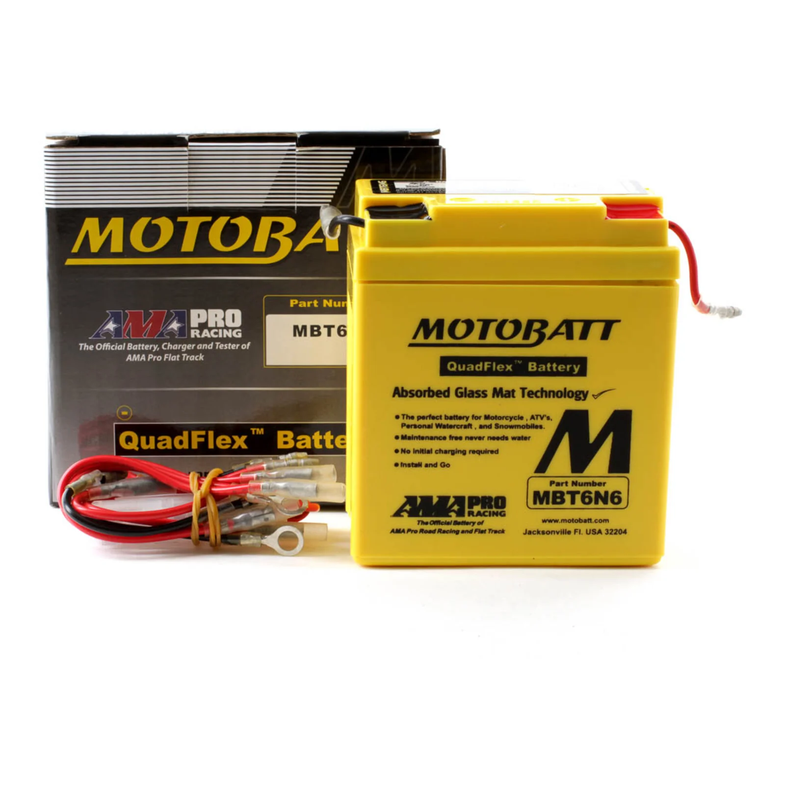 Motobatt Battery Quadflex AGM - MBT6N6 - Image 5