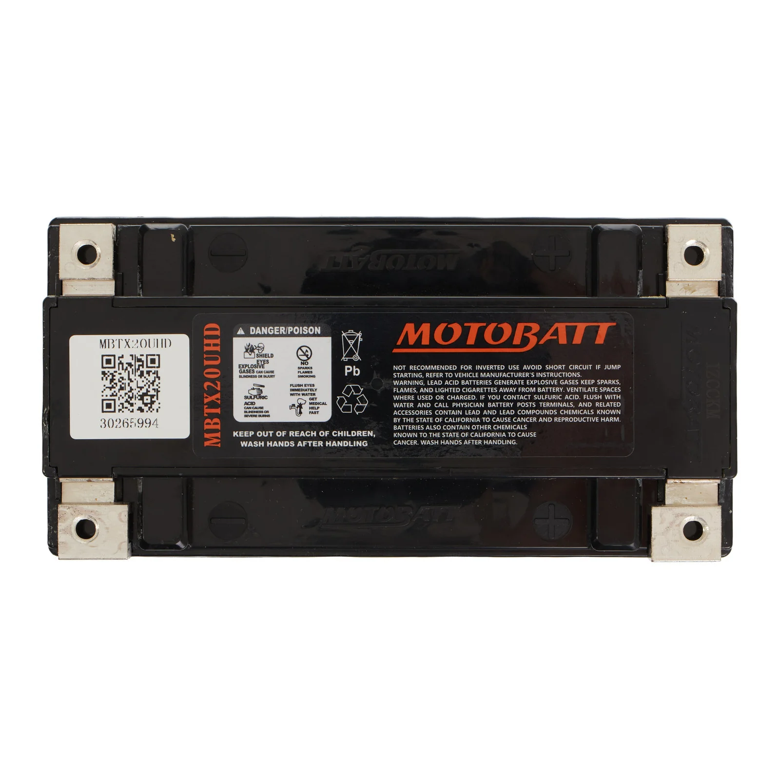 Motobatt Battery Quadflex AGM - MBTX20UHD - Image 3