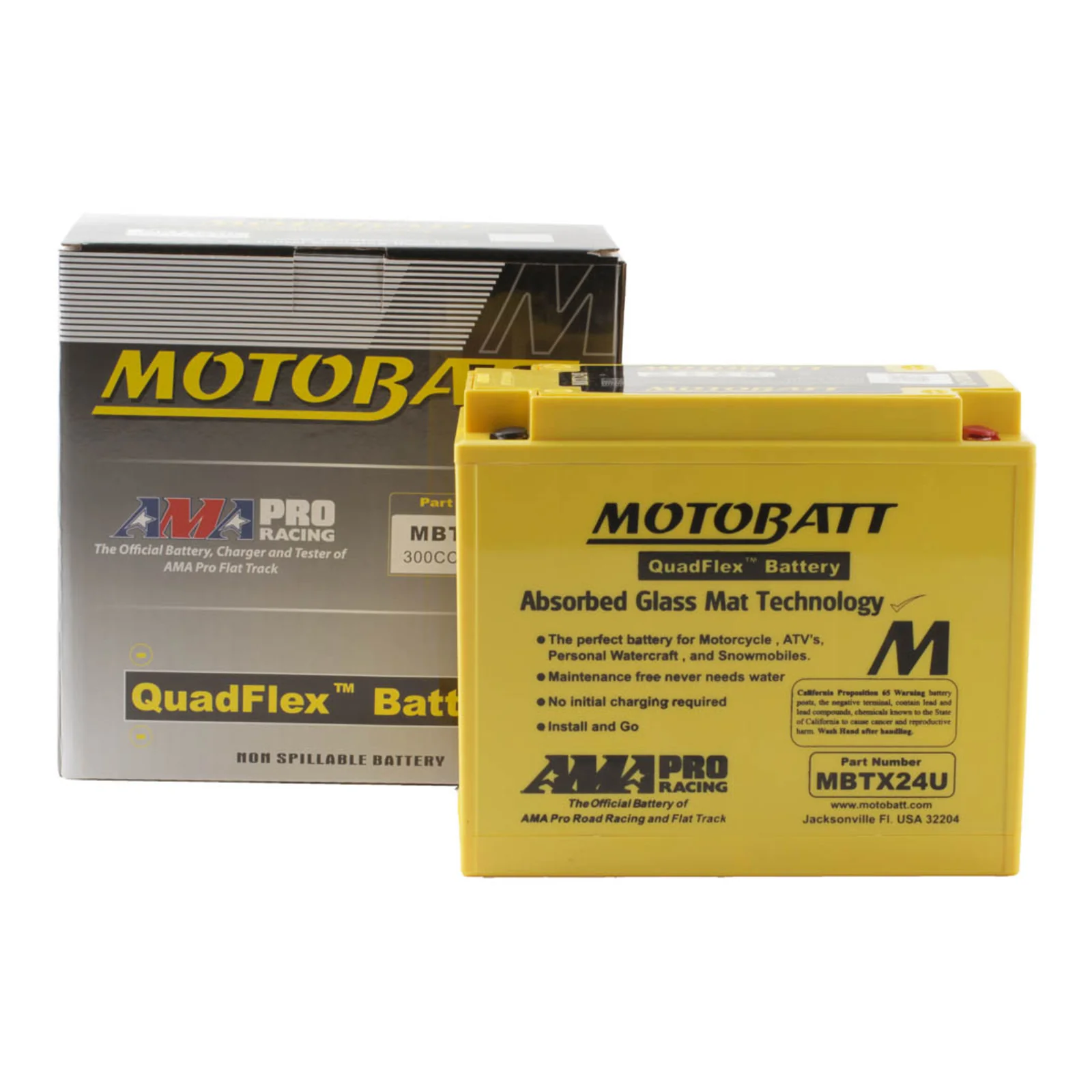 Motobatt Battery Quadflex AGM - MBTX24U - Image 5