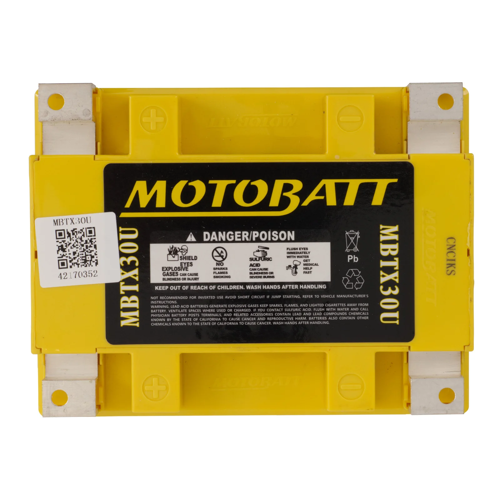 Motobatt Battery Quadflex AGM - MBTX30U - Image 3
